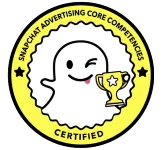 Snapchat Advertising : General certification for ad management, creative strategy, and performance tracking within Snapchat.